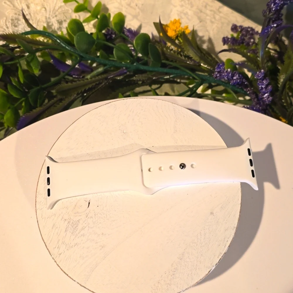 ⭐️ Wrist, Hotflow Compatible with Apple 8/7/6/5/4/3/2/1/SE White 42/44mm S/M